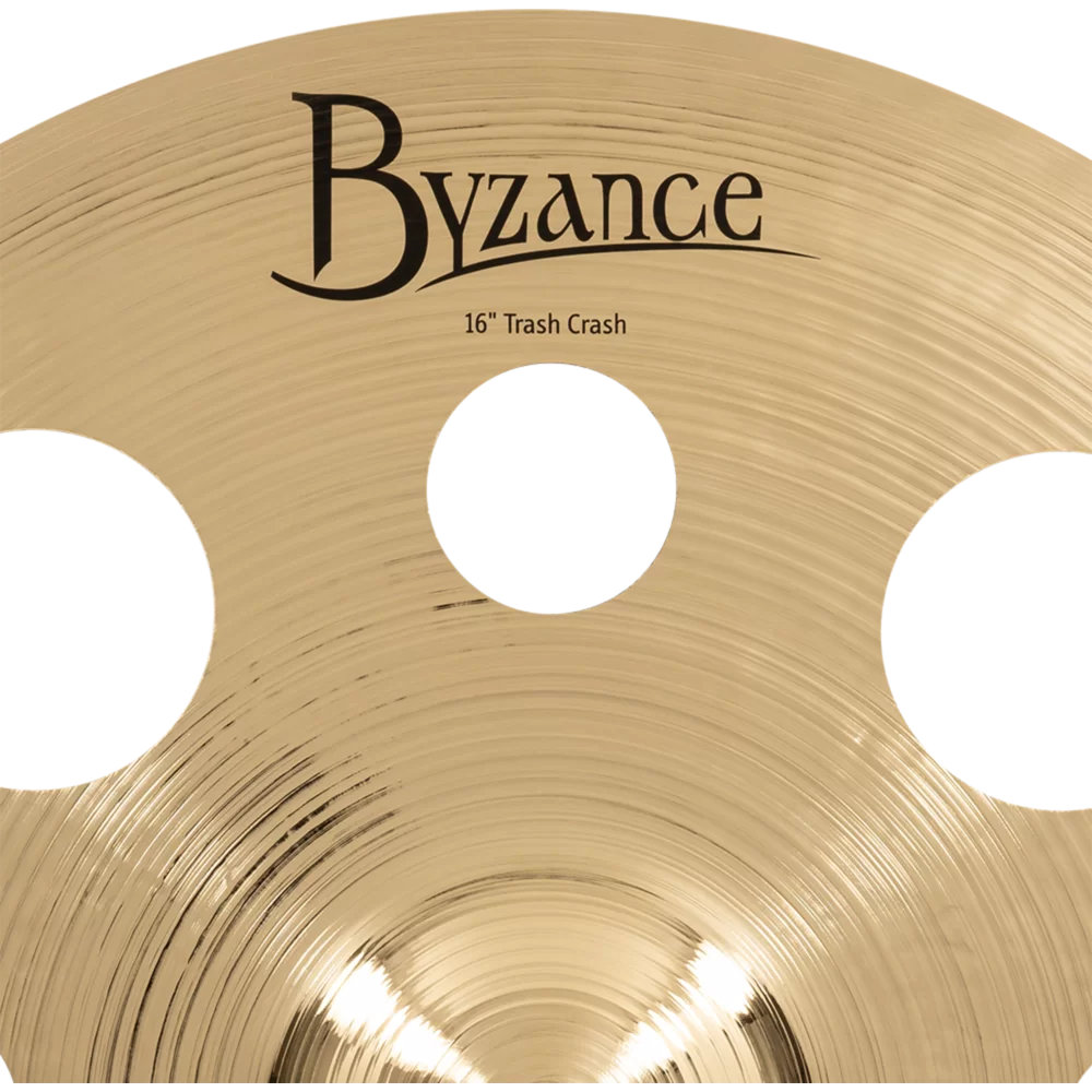 MEINL マイネル B16TRC-B Byzance Brilliant 16” Trash Crash クラッシュシンバル 表ロゴ