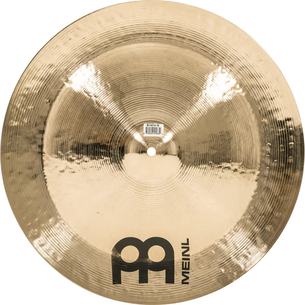 MEINL マイネル B18CH-B Byzance Brilliant 18” China チャイナシンバル 裏正面