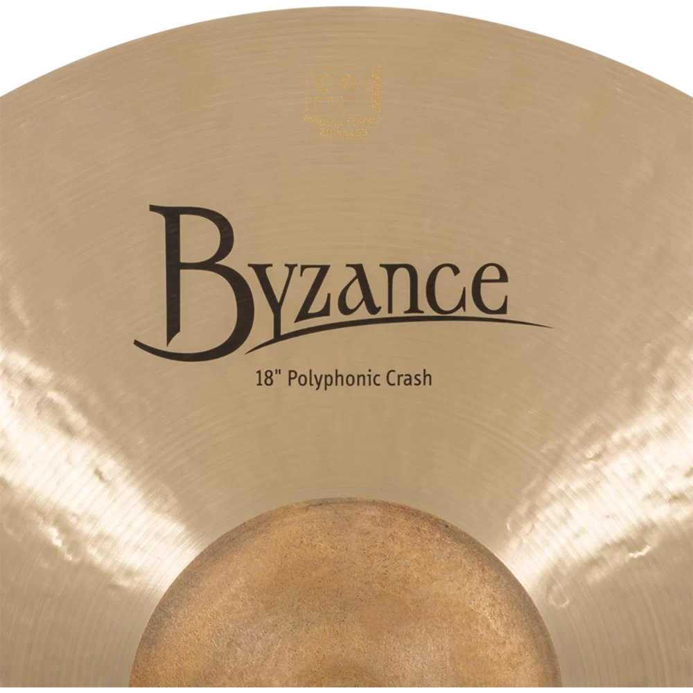 MEINL マイネル B18POC Byzance Traditional 18” Polyphonic Crash クラッシュシンバル ロゴ