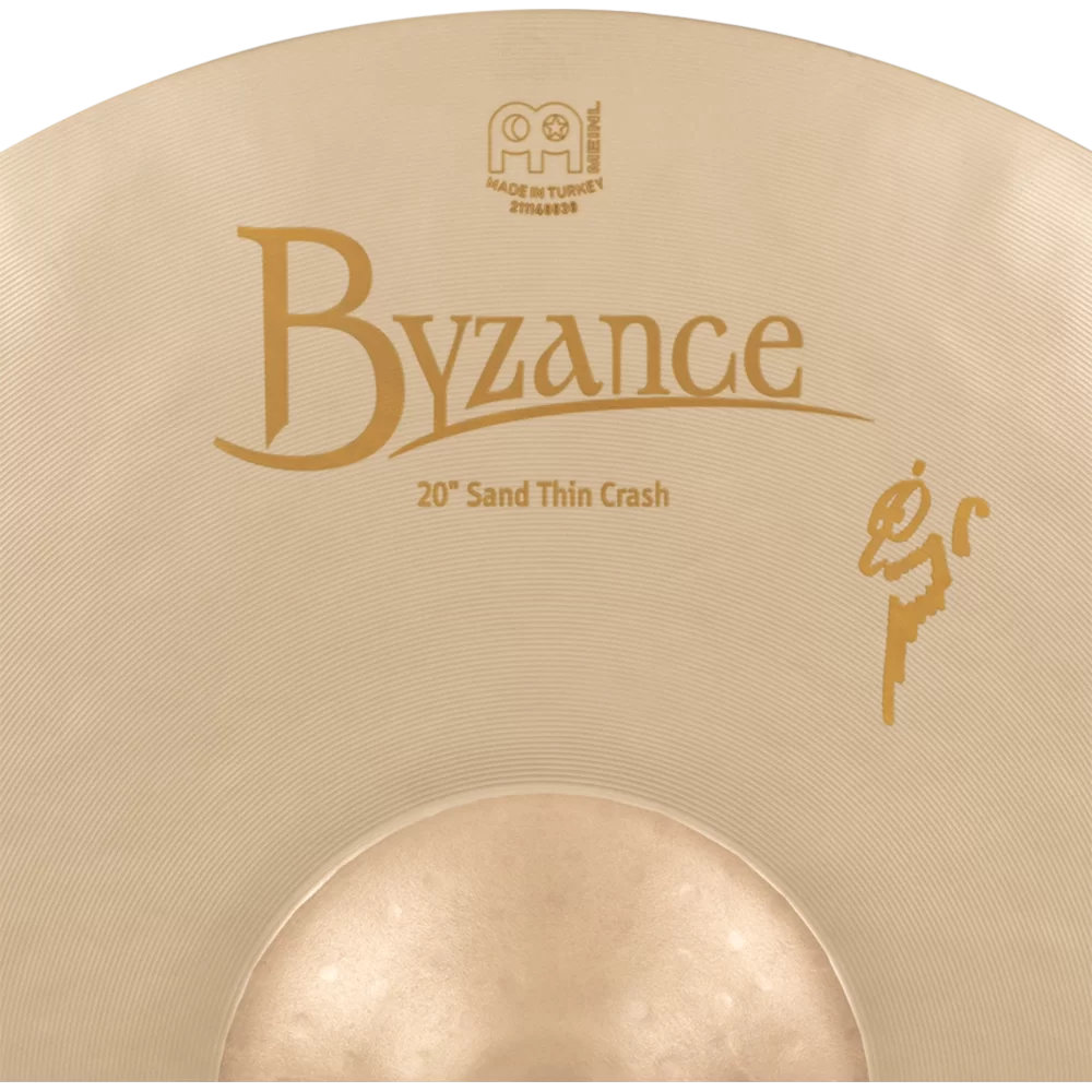 MEINL マイネル B20SATC Byzance Vintage 20” THIN Sand Crash Benny Greb’s signature cymbal クラッシュシンバル ロゴ