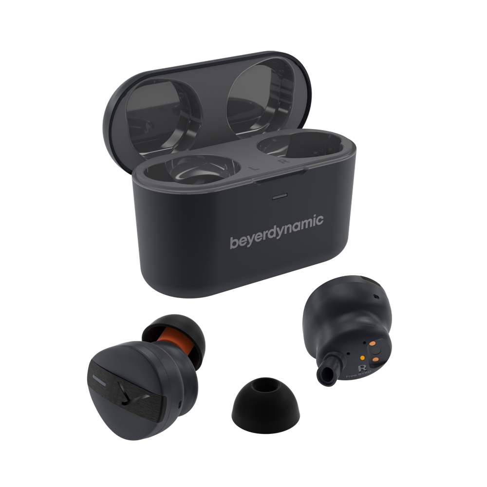 beyerdynamic ベイヤーダイナミック Free BYRD black 完全ワイヤレスイヤホン ブラック 全体画像