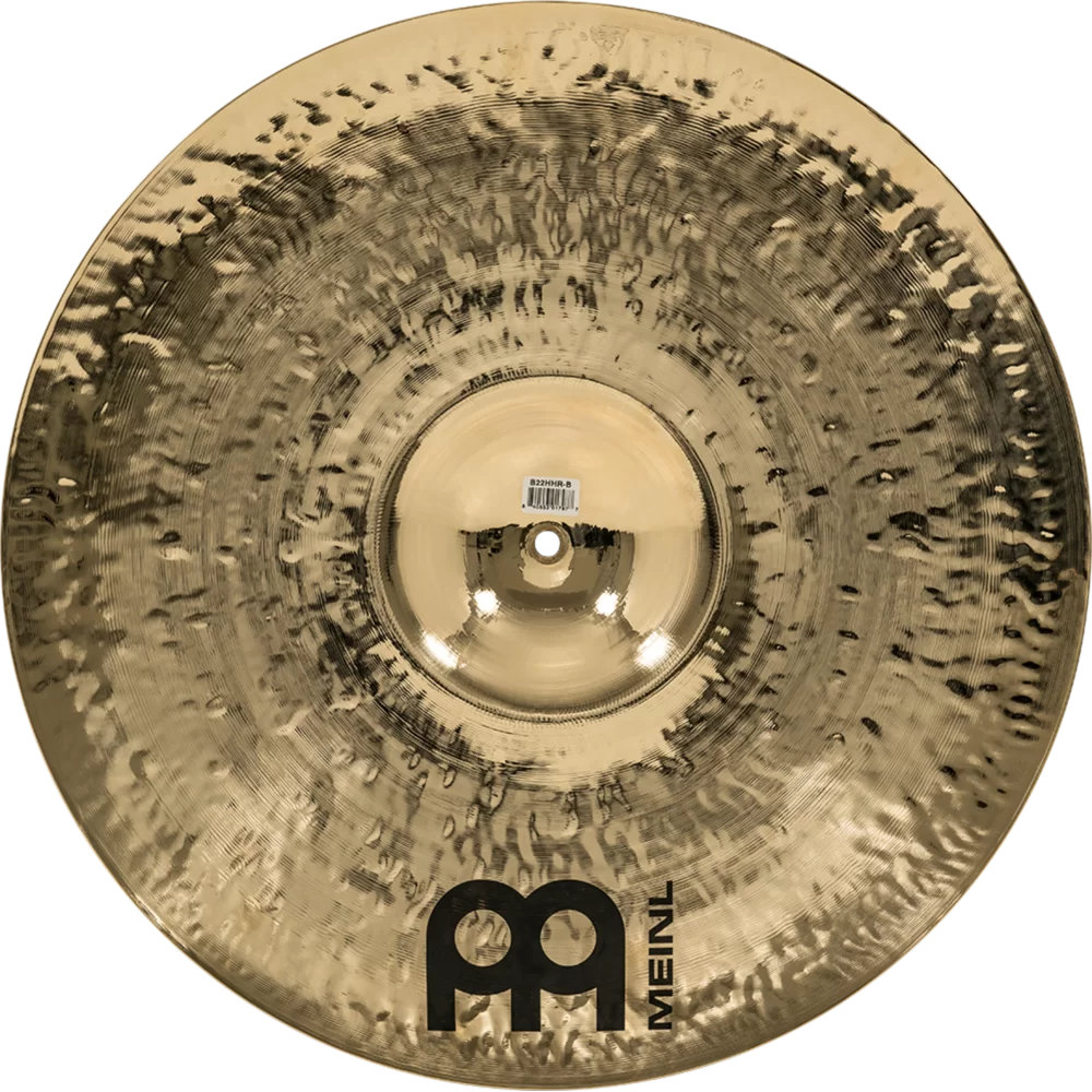 MEINL マイネル B22HHR-B Byzance Brilliant 22” Heavy Hammered Ride ライドシンバル 裏正面