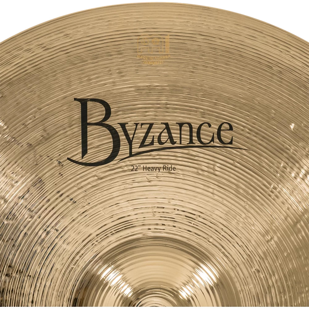 MEINL マイネル B22HR-B Byzance Brilliant 22” Heavy Ride ライドシンバル ロゴ