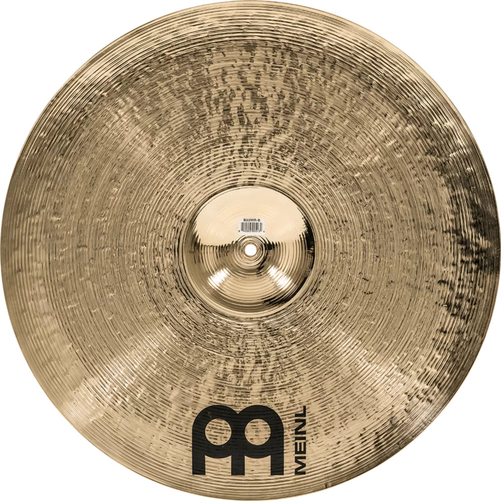 MEINL マイネル B22MR-B Byzance Brilliant 22” MEDIUM Ride ライドシンバル 裏正面