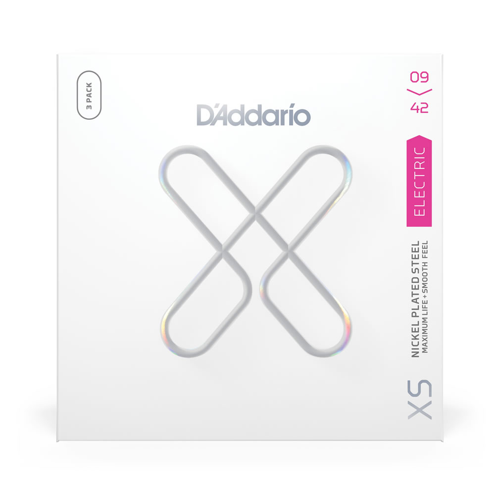 【3セットパック】 D’Addario ダダリオ XSE0942-3P Super Light 09-42 エレキギター弦