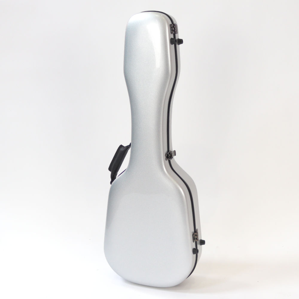 ARANJUEZ アランフェス CAUK-16T シルバー ウクレレケース スタンダード テナー用 グラスファイバー製 正面