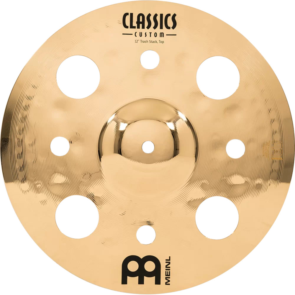 MEINL マイネル　CC-12STK Classics Custom Brilliant 12” Trash Stacks スタックシンバル トップ表の正面