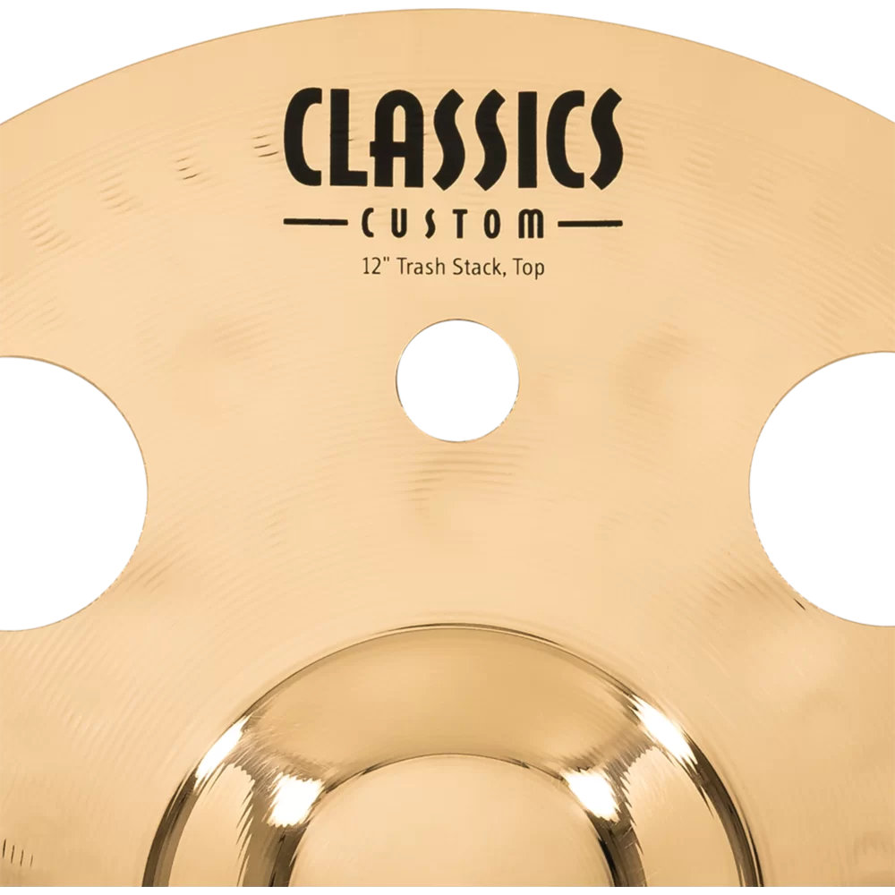 MEINL マイネル　CC-12STK Classics Custom Brilliant 12” Trash Stacks スタックシンバル トップロゴ