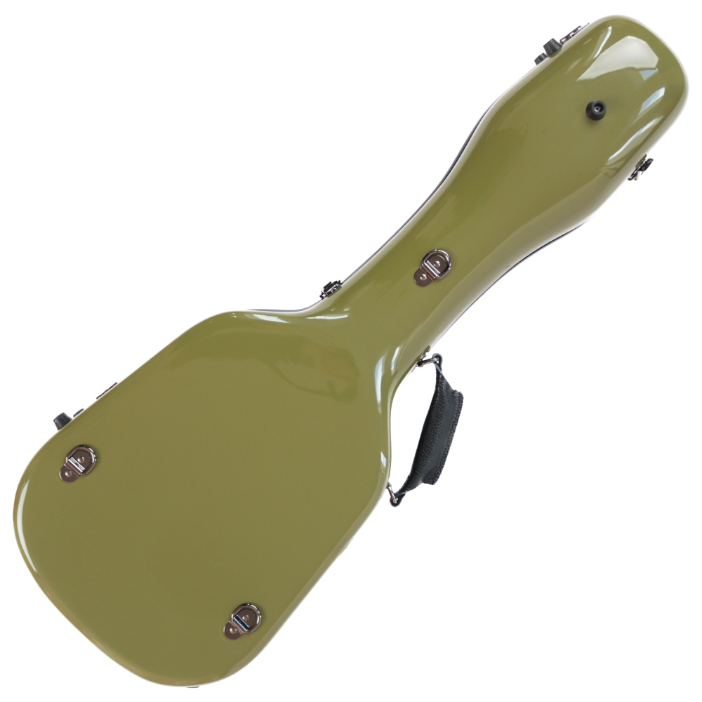 ARANJUEZ アランフェス CAUK-16T モスグリーン ウクレレケース スタンダード テナー用 グラスファイバー製 本体画像 裏