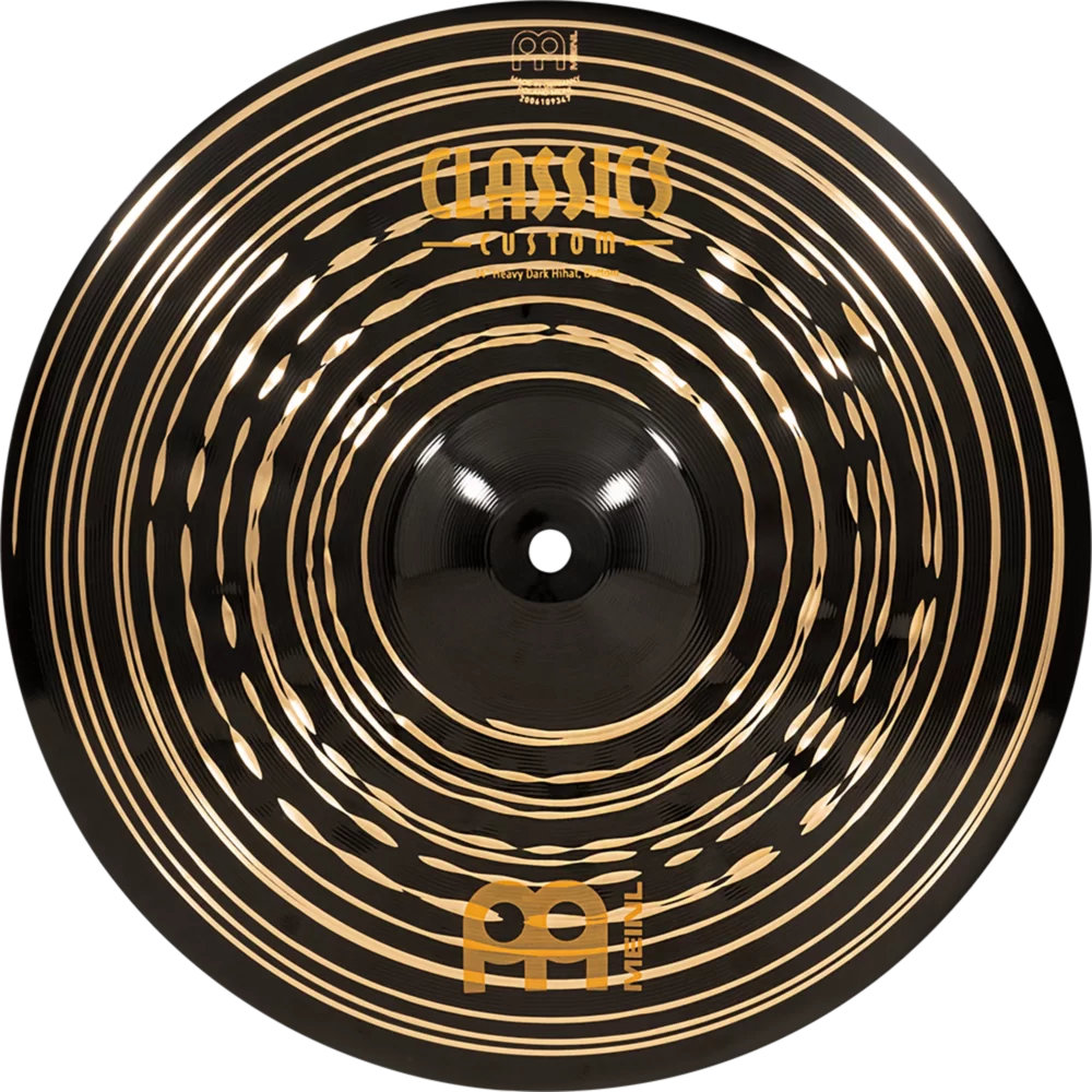 MEINL マイネル CC14HDAH Classics Custom Dark 14” Hihat Heavy ハイハット ペア ボトム表正面