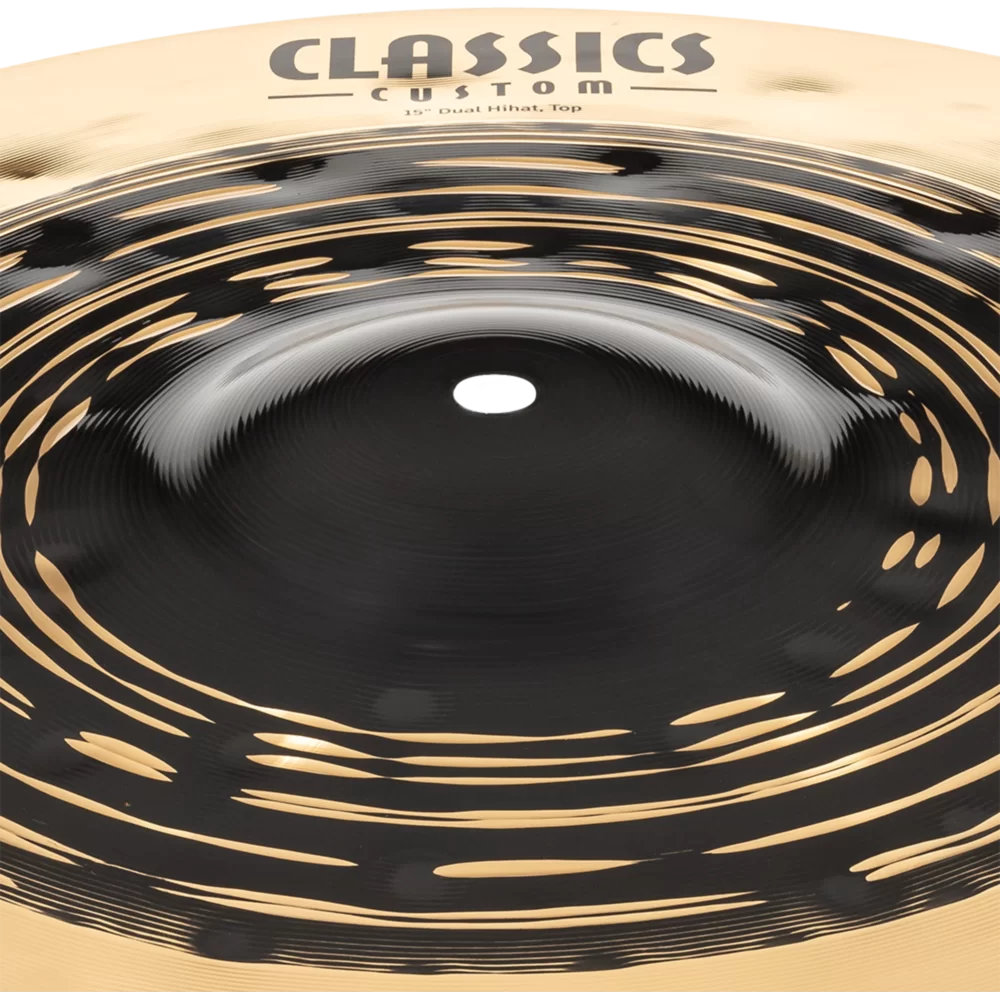 MEINL マイネル CC15DUH Classics Custom Dual 15” Hihat ハイハット ペア トップのカップ