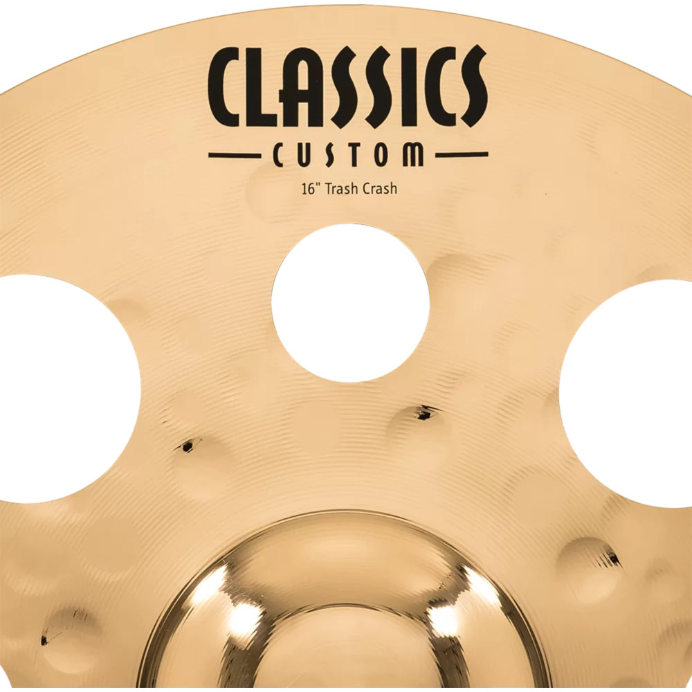 MEINL マイネル CC16TRC-B  Classics Custom Brilliant 16” Trash Crash クラッシュシンバル 表ロゴ