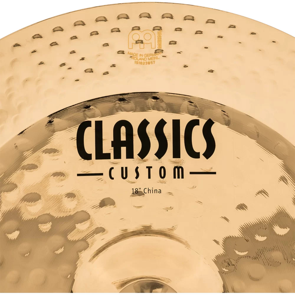 MEINL マイネル CC18CH-B Classics Custom Brilliant 18” China チャイナシンバル 表ロゴ