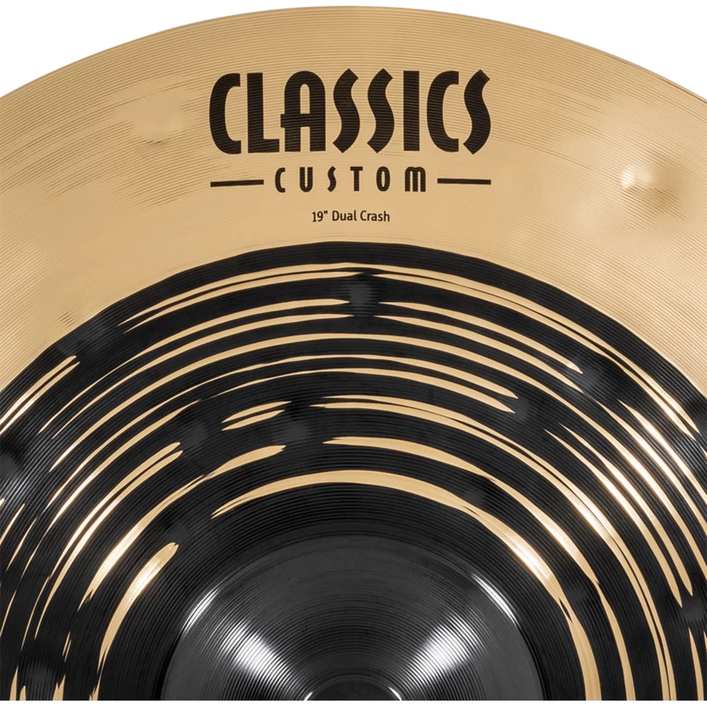 MEINL マイネル CC19DUC Classics Custom Dual 19” Crash クラッシュシンバル 表ロゴ