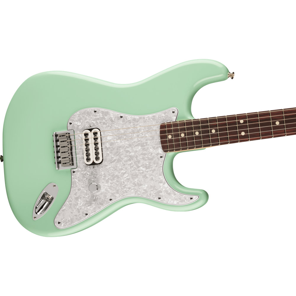 Fender フェンダー Limited Edition Tom Delonge Stratocaster， Rosewood Fingerboard， Surf Green ストラトキャスター エレキギター ボディトップ