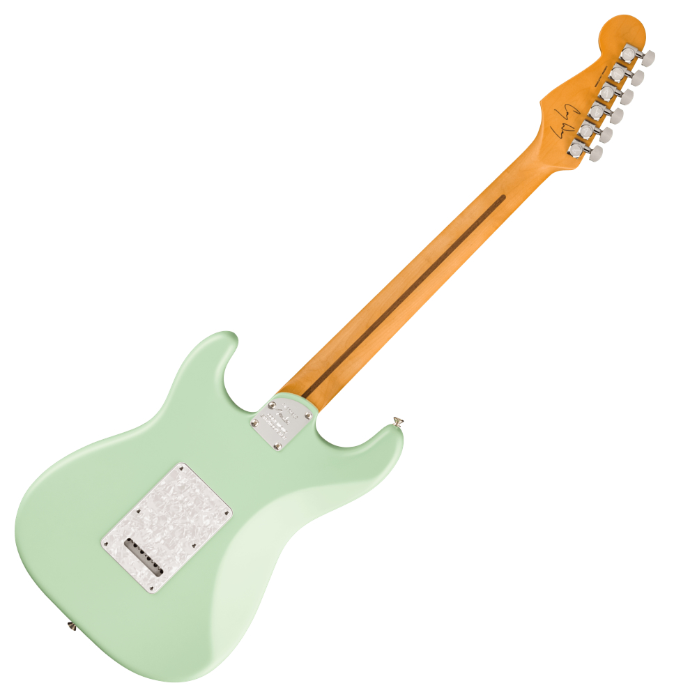 Fender フェンダー Cory Wong Stratocaster Surf Green エレキギター 本体裏画像