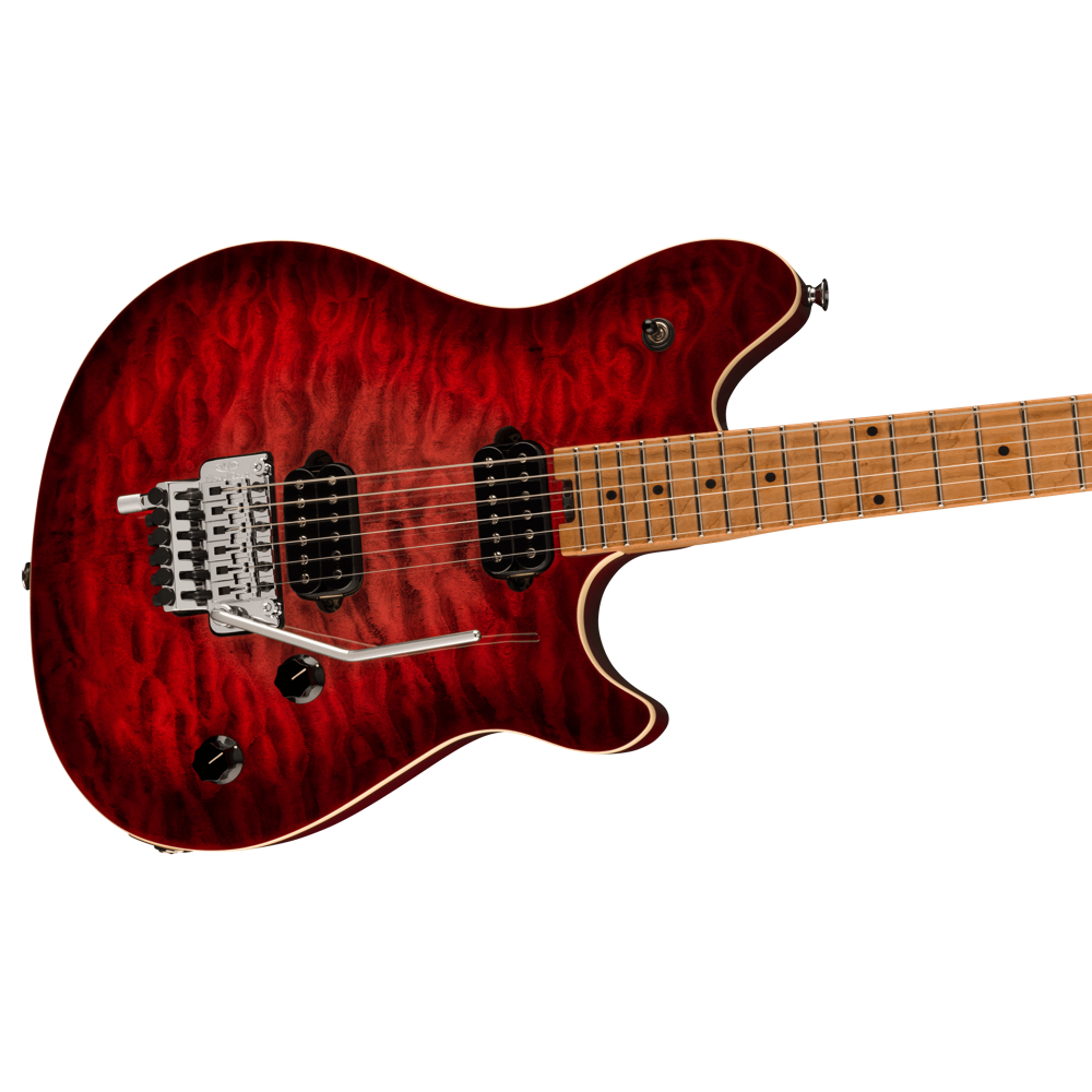 EVH イーブイエイチ Wolfgang Special QM Baked Maple Fingerboard Sangria エレキギター ボディ画像