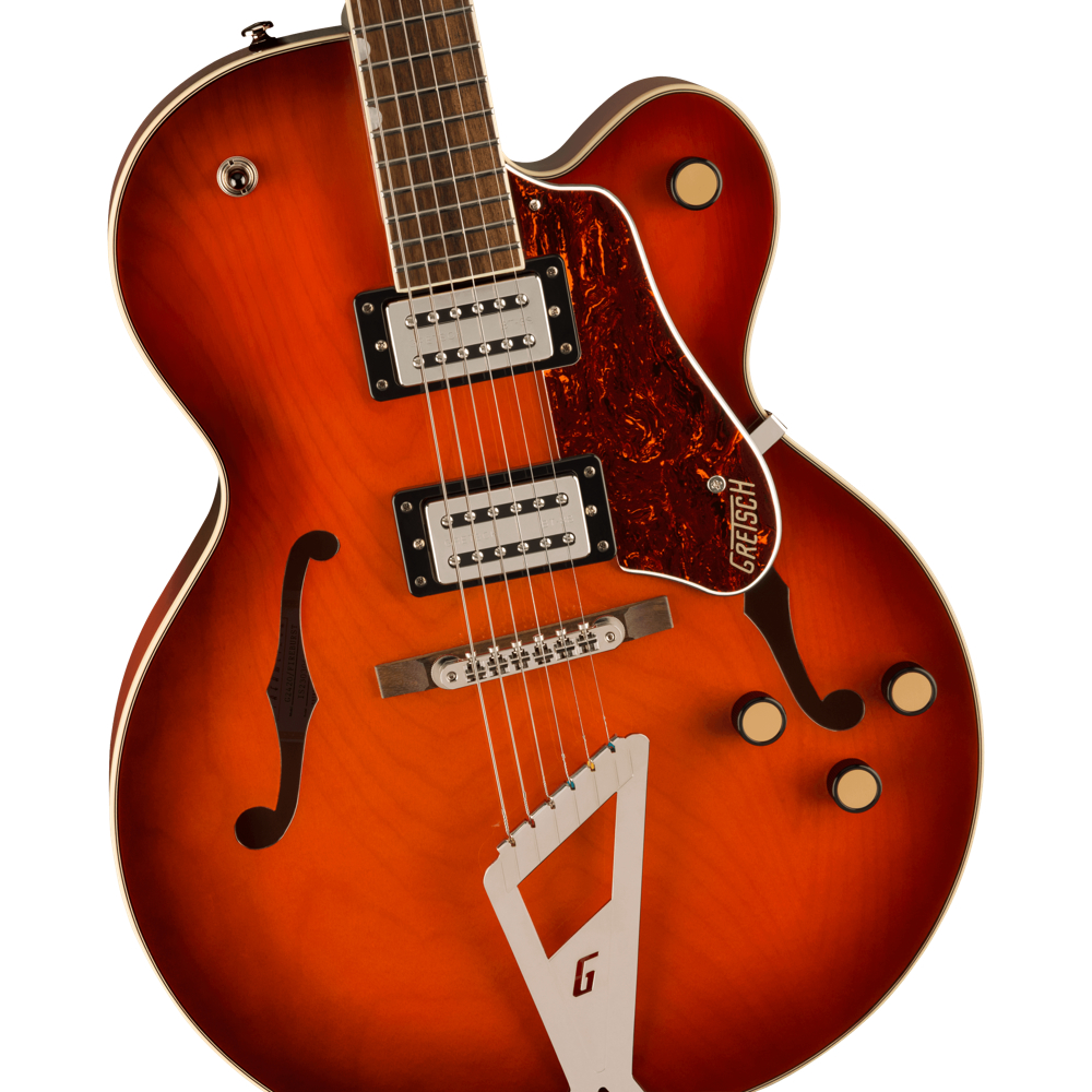 GRETSCH グレッチ G2420 Streamliner Hollow Body with Chromatic II Fireburst エレキギター ボディ画像