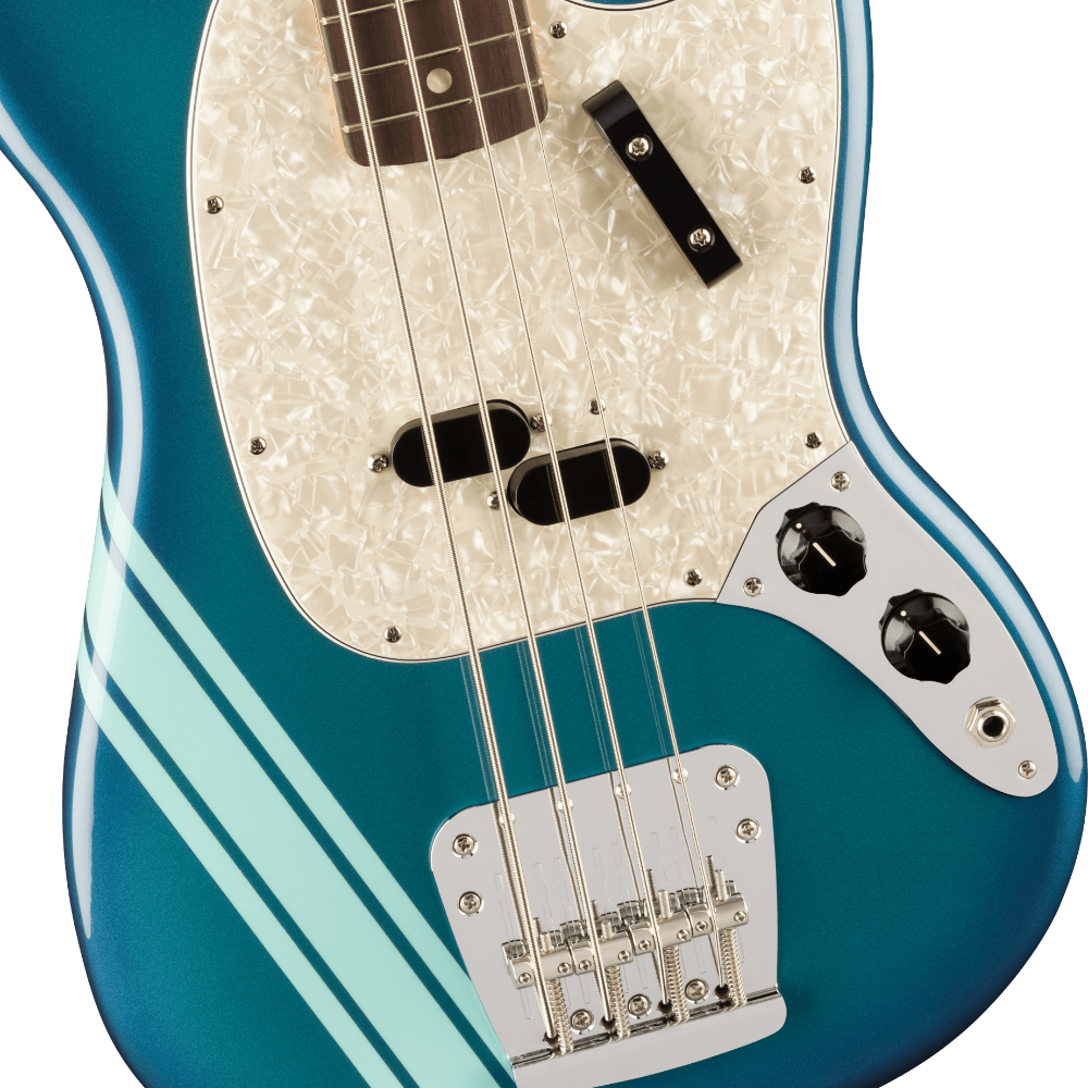 Fender フェンダー Vintera II 70s Competition Mustang Bass RW CBRG エレキベース ボディ画像