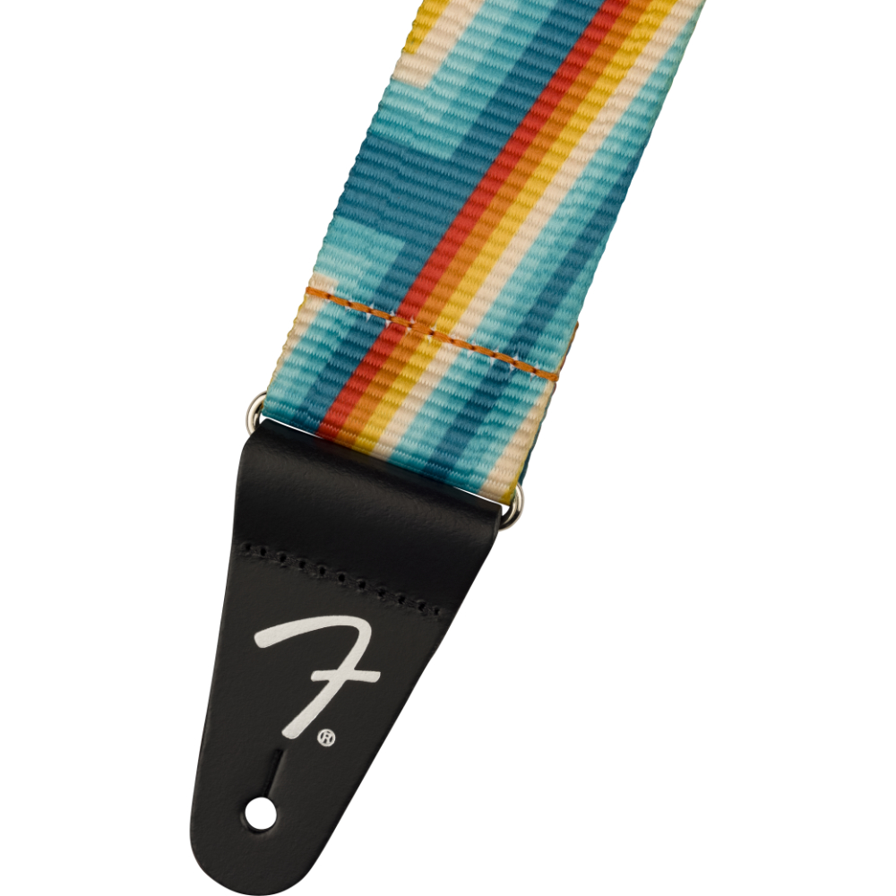 Fender フェンダー Retro Rainbow Strap ギターストラップ ストラップエンド画像