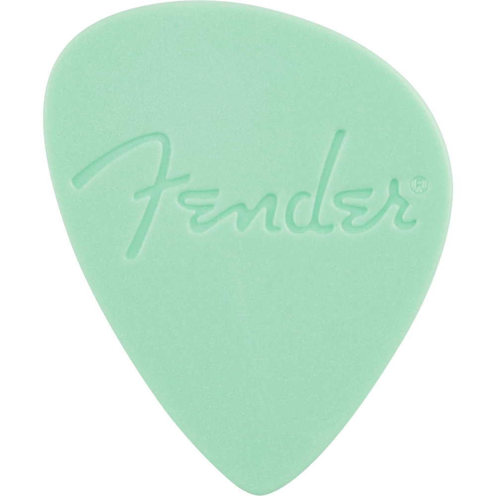 Fender フェンダー Oﬀset Picks Multi-Colored オフセットシェイプ ギターピック マルチカラー 6枚入り サーフグリーン