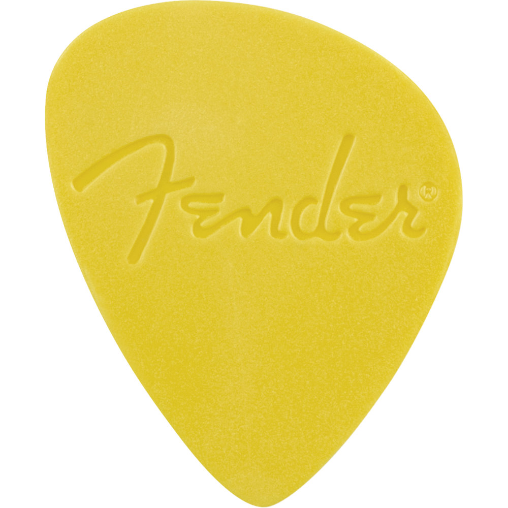 Fender フェンダー Oﬀset Picks Multi-Colored オフセットシェイプ ギターピック マルチカラー 6枚入り イエロー