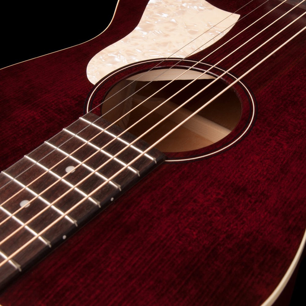 Art&Lutherie アートアンドルシアー Roadhouse Tennessee Red A/E エレクトリックアコースティックギター ホール画像