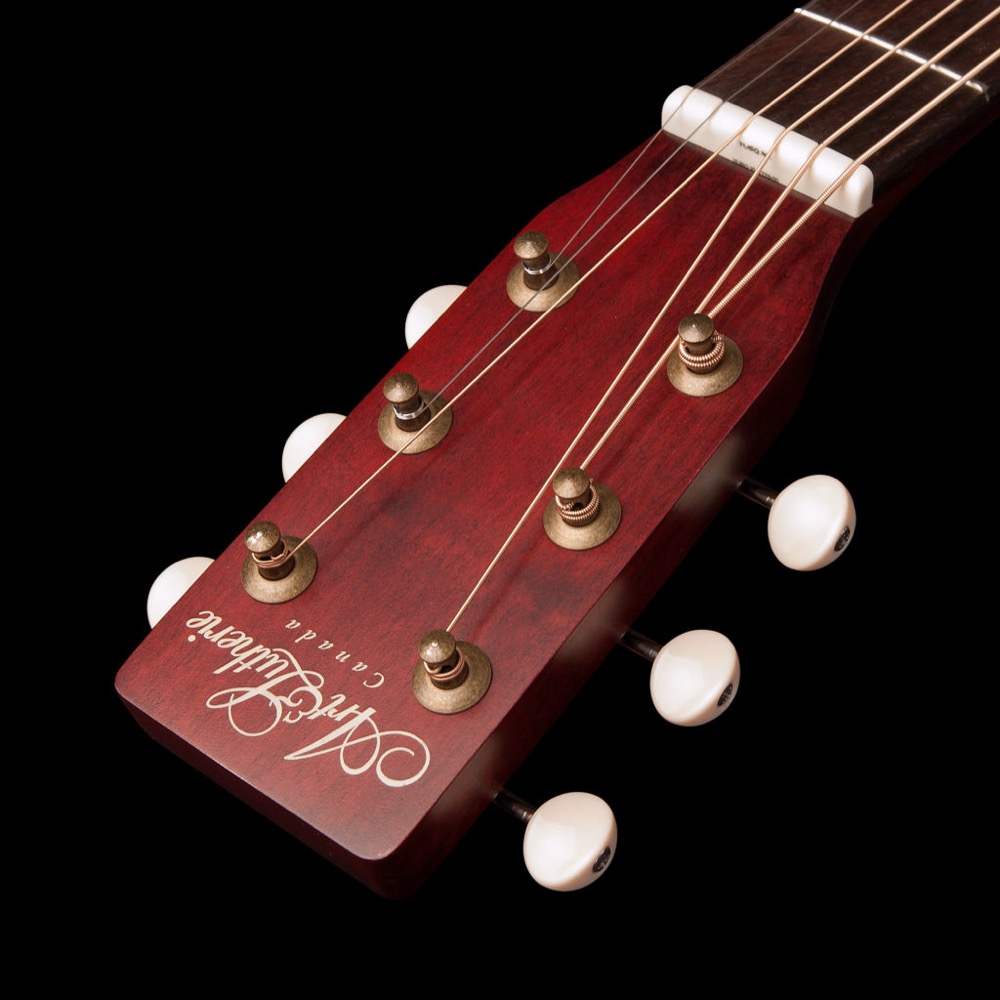 Art&Lutherie アートアンドルシアー Roadhouse Tennessee Red A/E エレクトリックアコースティックギター ヘッド画像