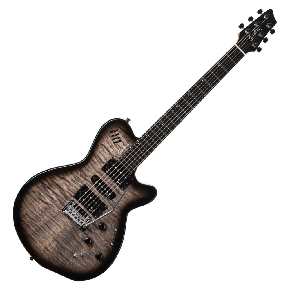 Godin ゴダン xtSA Flame Trans Black エレキギター