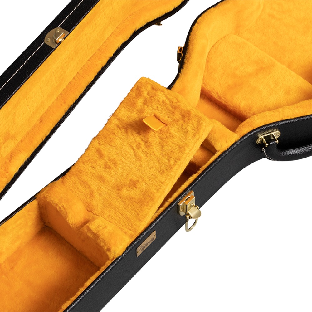 Gibson ギブソン ASLFTCASE-PB-LPS Lifton Historic Black/Goldenrod Hardshell  Case， Les Paul エレキギター用ハードケース