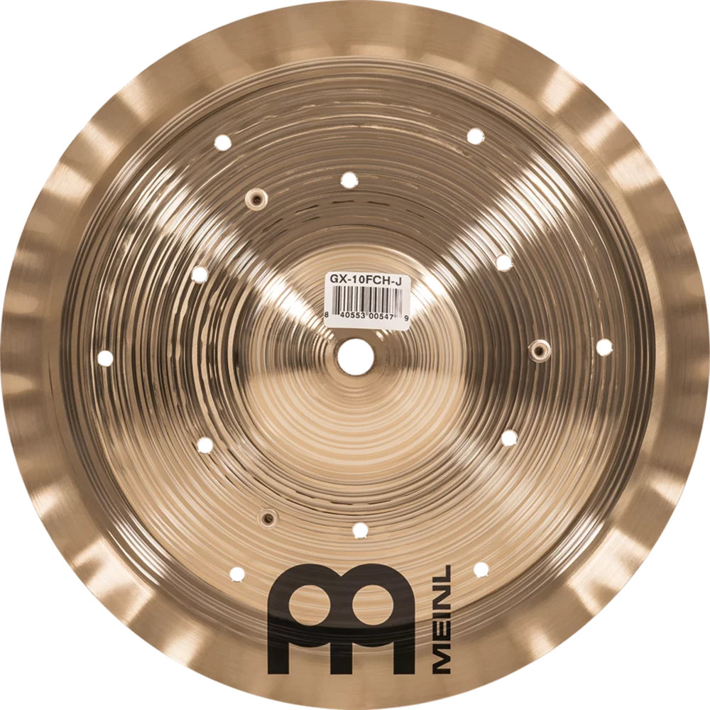 MEINL マイネル Generation X GX-10FCH-J 10” Jingle Filter China Thomas Lang’s signature cymbal チャイナシンバル 裏正面