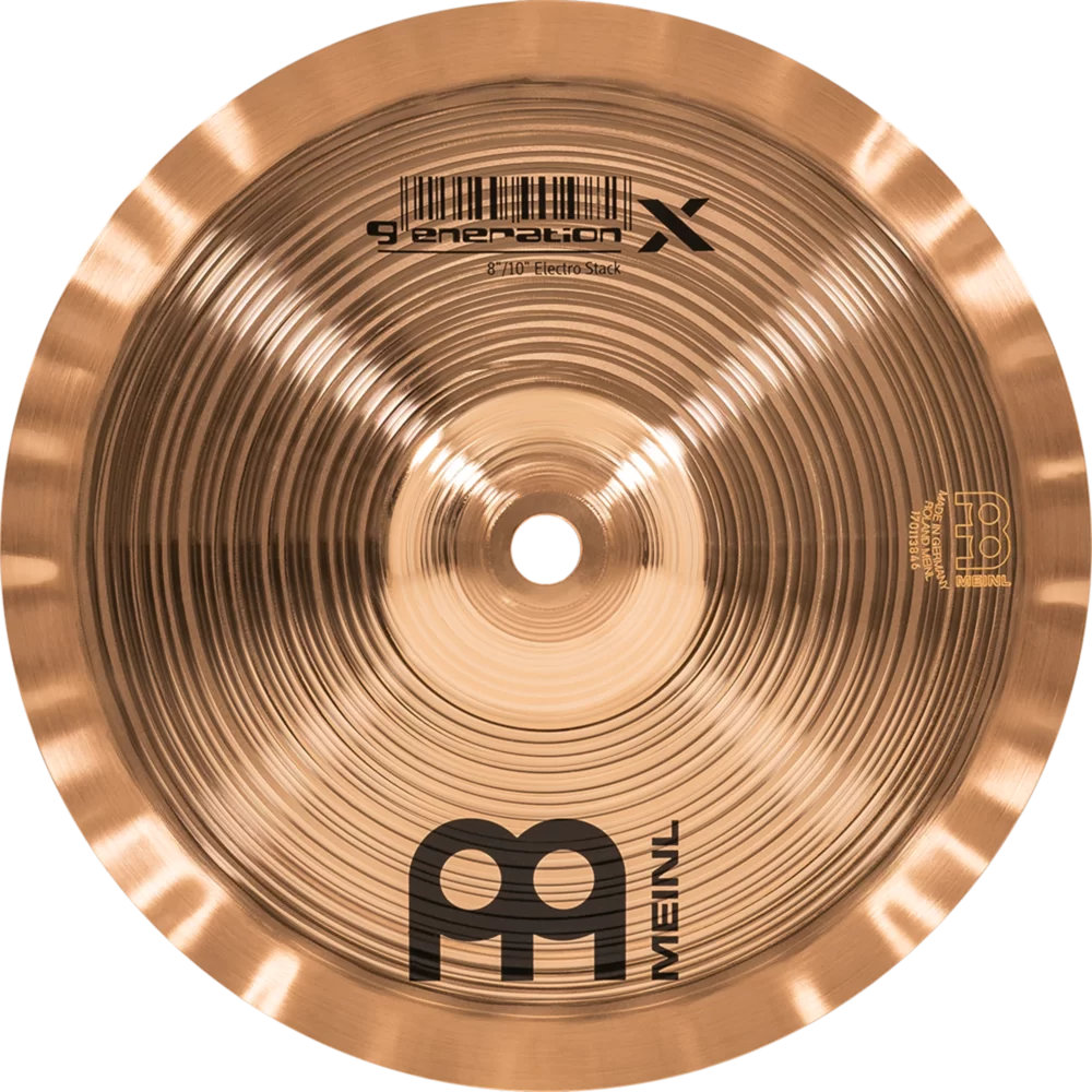 MEINL マイネル Generation X GX-8/10ES 8/10” Electro Stack Johnny Rabb’s signature cymbal スタックシンバル 正面