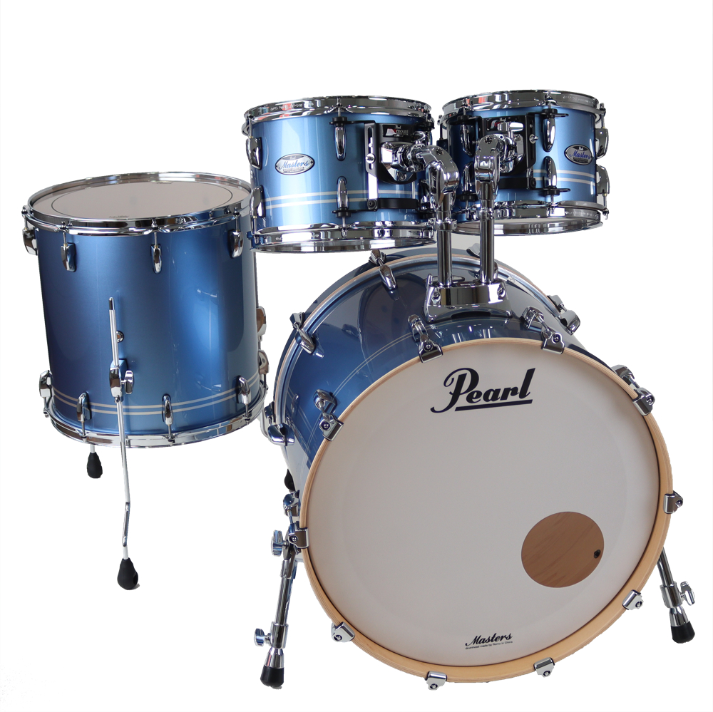 Pearl パール MASTERS MAPLE COMPLETE MCT924BEDP/C ＃837 クロームコントレイル 4点シェルパック  タムホルダー付き アウトレット