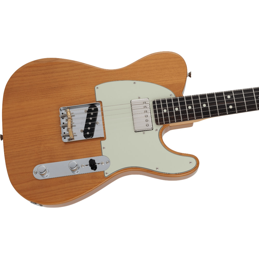 Fender フェンダー 2024 Collection Made in Japan Hybrid II Telecaster SH VNT エレキギター テレキャスター ボディ斜めアングル画像