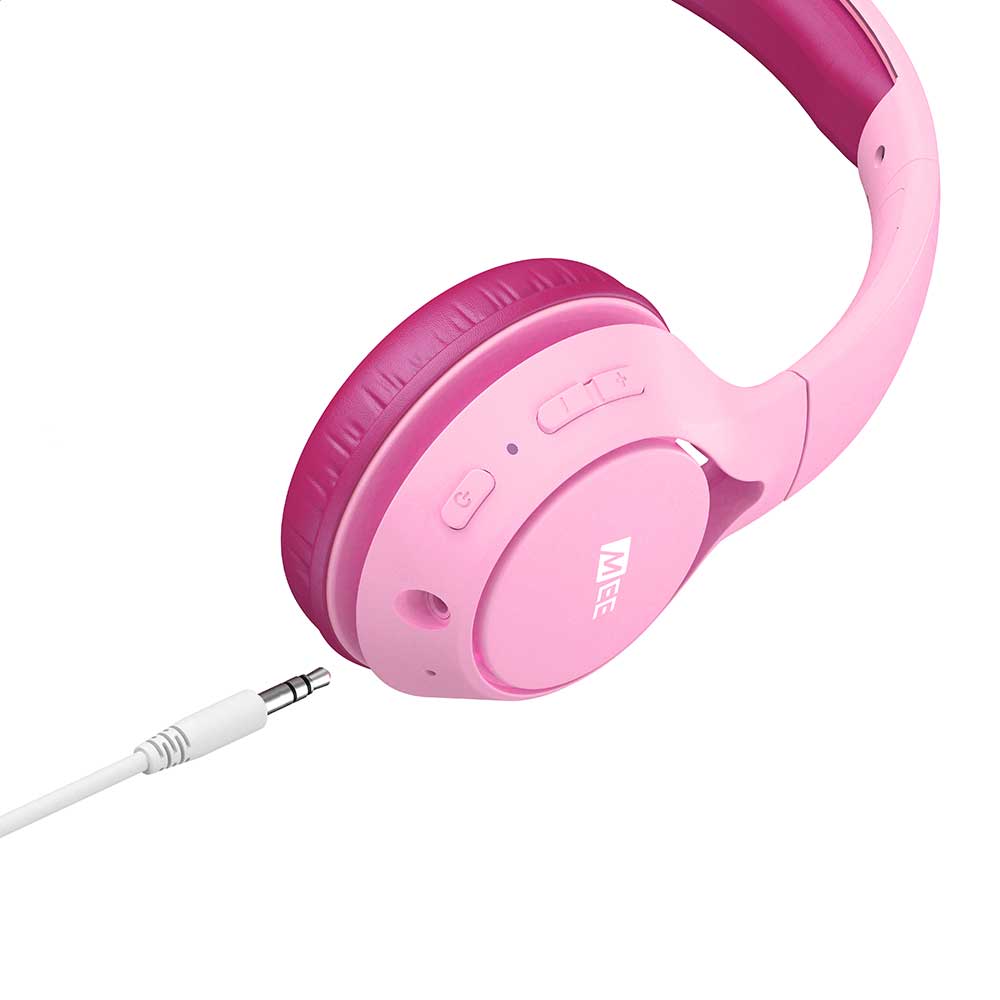 MEE audio ミーオーディオ HP-KJ45BT-PK KidJamz KJ45BT ピンク 子供用ワイヤレスヘッドホン キッズヘッドフォン 有線での使用も可能