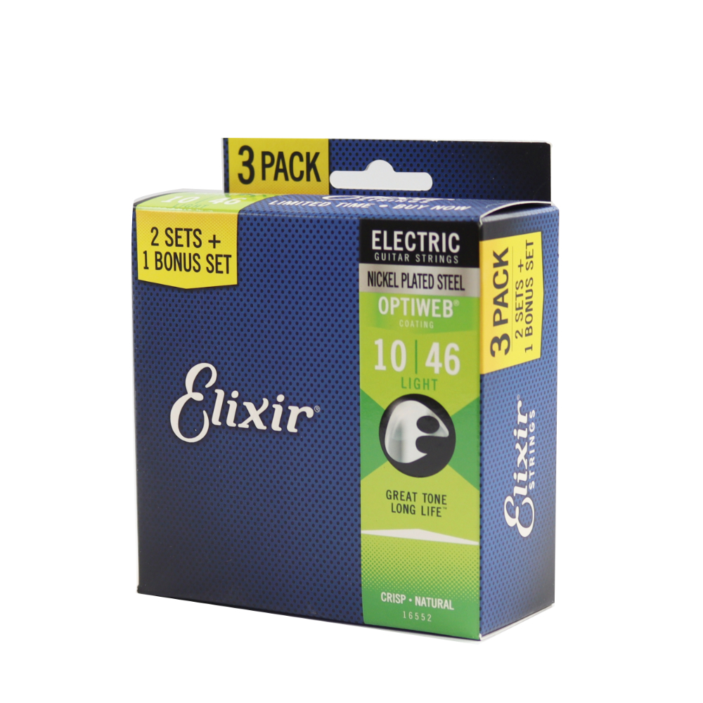 3セットパック】 ELIXIR 16552 19052 BonusPack (2+1FREE) OPTIWEB