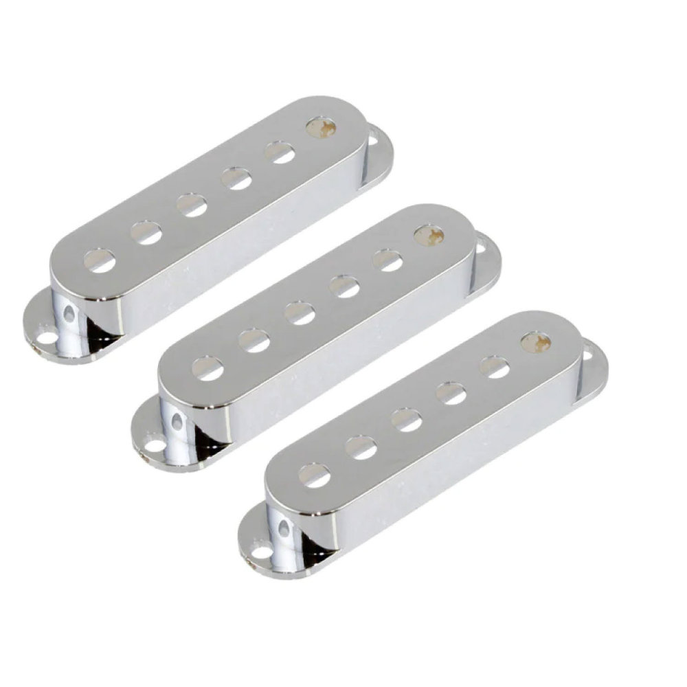 ALLPARTS オールパーツ PC-0406-010 Set Of 3 Chrome Pickup Covers