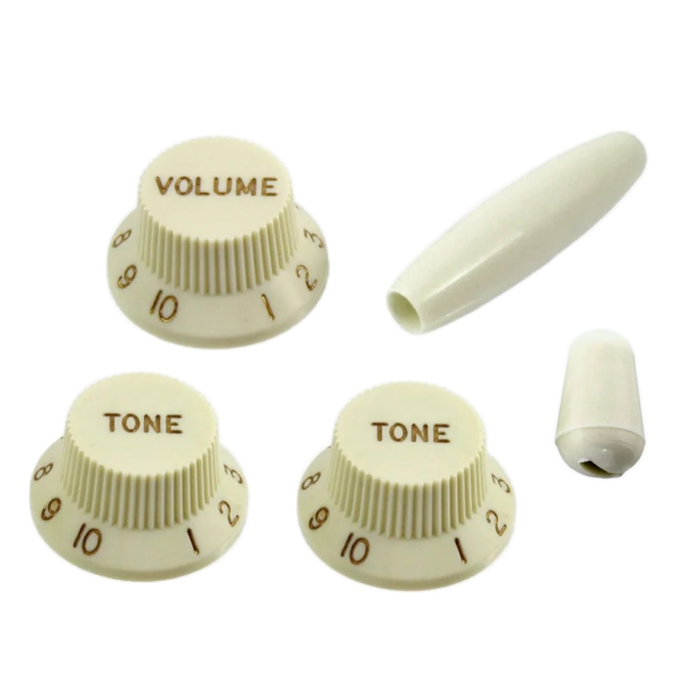 ALLPARTS オールパーツ PK-0178-024 Mint Green Knob Set For Stratocaster ストラトキャスタースタイル用ノブセット