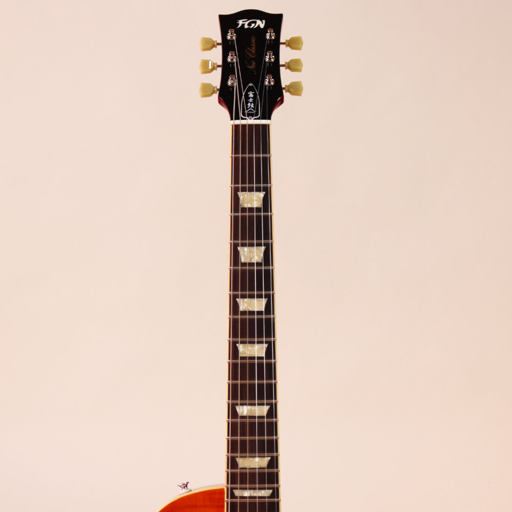 フジゲン エレキギター FUJIGEN FGN NLS200RFM FCB 01 Neo Classic ネック表