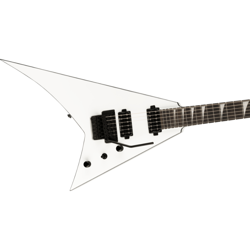 Jackson ジャクソン Pro Plus Series Rhoads RR24 Snow White エレキギター ボディ斜めアングル画像