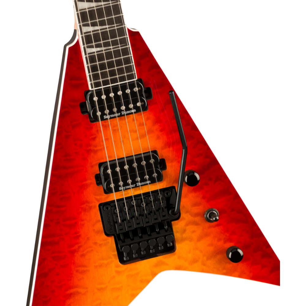 Jackson ジャクソン Pro Plus Series Rhoads RR24PS Firestorm エレキギター ボディトップ画像