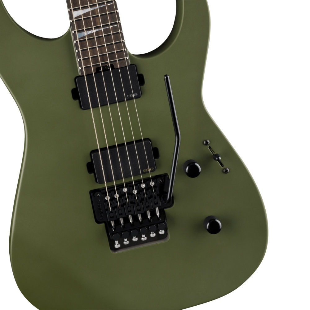 Jackson ジャクソン American Series Soloist SL2MG Matte Army Drab エレキギター ピックアップ、ブリッジ