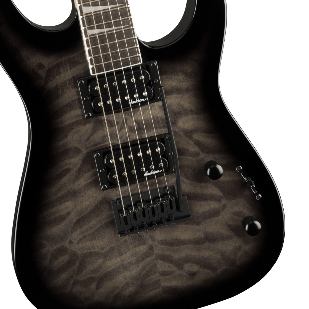 Jackson ジャクソン JS Series Dinky JS20 DKQ 2PT Transparent Black Burst エレキギター ボディ画像