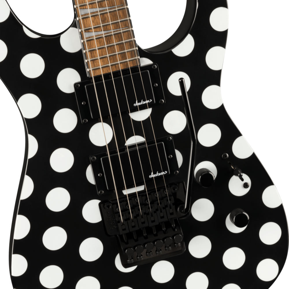 Jackson ジャクソン X Series Soloist SLX DX Polka Dot エレキギター ボディアップ画像