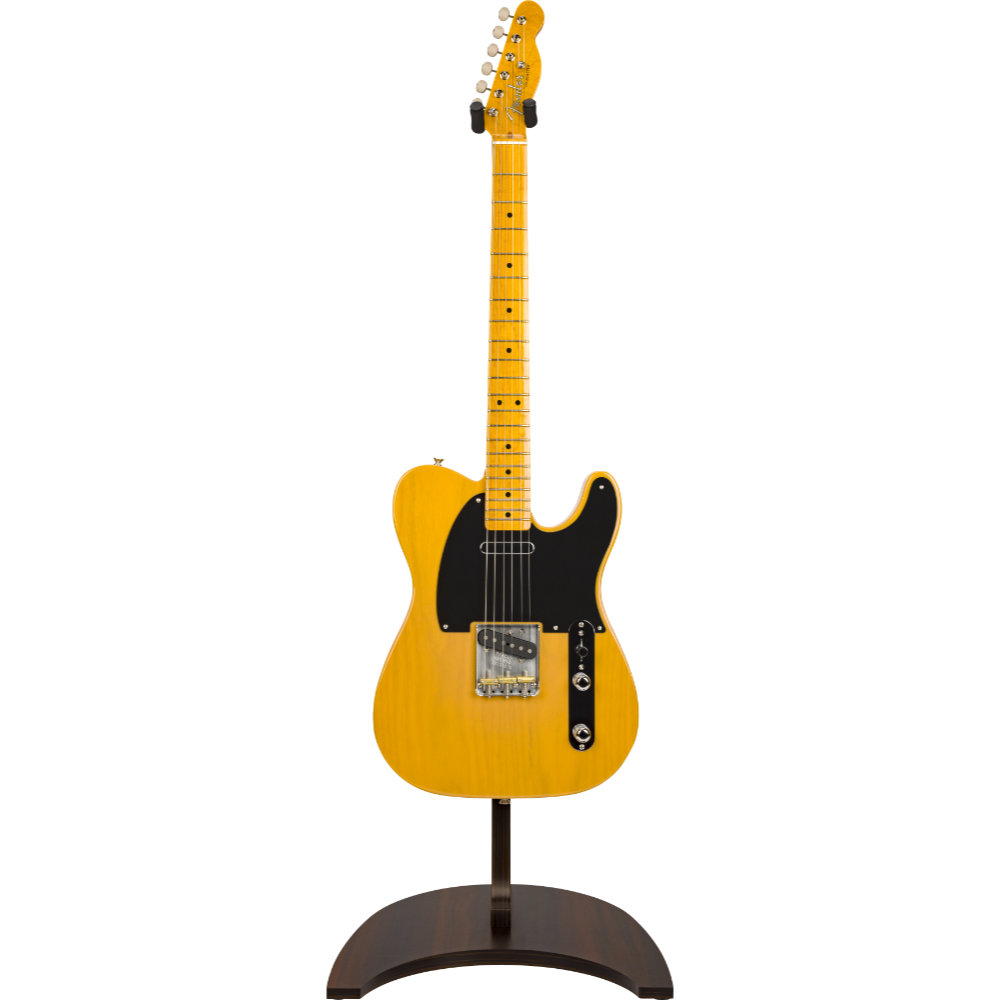 Fender フェンダー Deluxe Wooden Hanging Stand ギタースタンド ギター設置イメージ正面