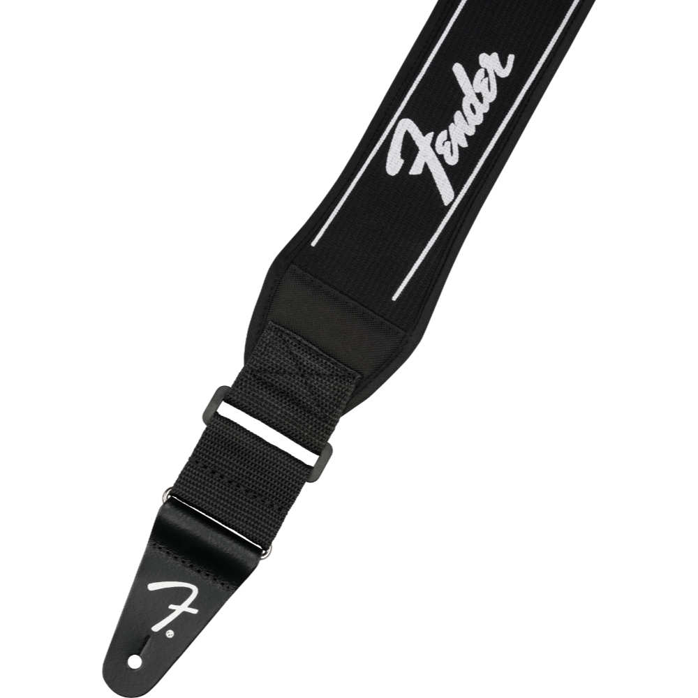 Fender フェンダー Swell Neoprene Logo Strap Running Logo 2.5インチ ギターストラップ ロゴ、フラップ