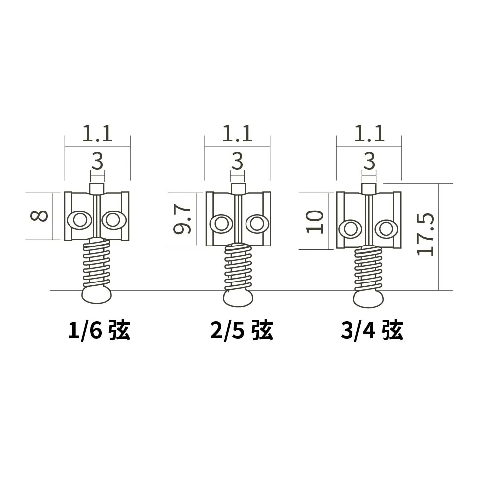 SCUD スカッド HK-48SSA ムスタングタイプ用サドルセット アジャスタブル サイズ図画像