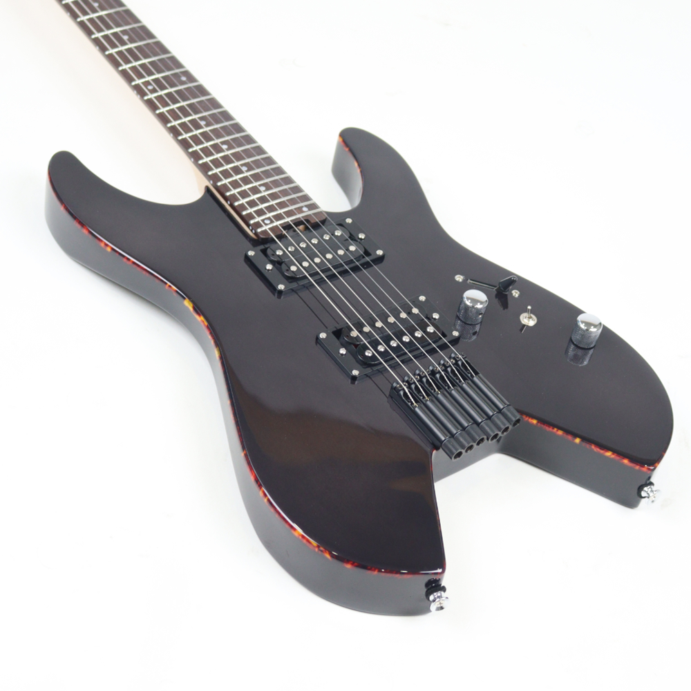 SCHECTER シェクター OL-NV-HL STBK ヘッドレス エレキギター ボディトップ画像