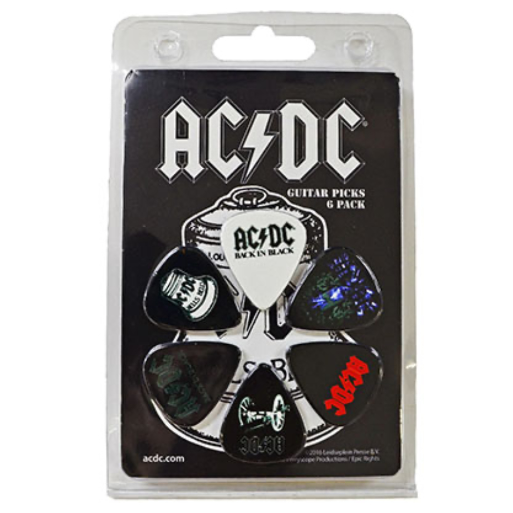 Perri’s ペリーズ LP-ACDC3 ACDC 6PICKS Guitar Pick ギターピックセット