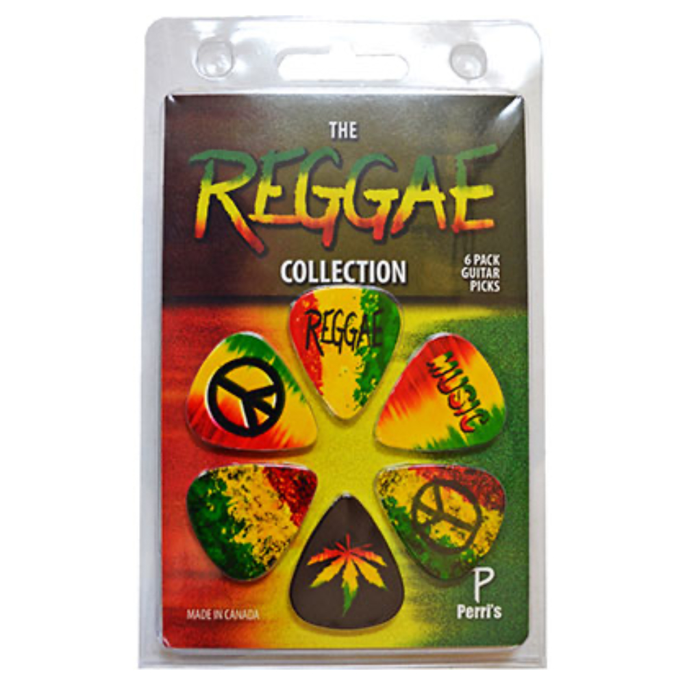 Perri’s ペリーズ LP-PP03 THE REGGAE 6PICKS Guitar Pick ギターピックセット